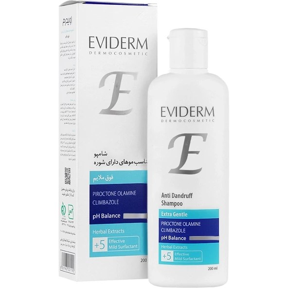 شامپو ضد شوره فوق ملایم EVIDERM