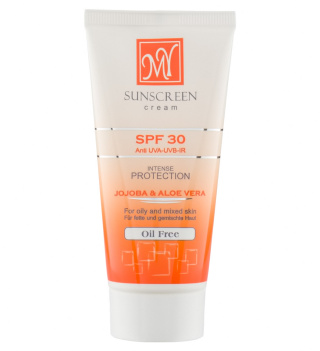 کرم ضد آفتاب بی رنگ مای با SPF30 مناسب پوست چرب و مختلط حجم 50 میلی لیتر