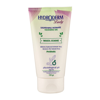 ژل بهداشتی بانوان هیدرودرم مدل Whita Femme حجم 150ml