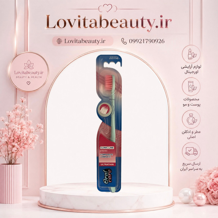 مسواک مناسب دندانهای کامپوزیت و لمینیت اورال کر کد 910 (oral care)