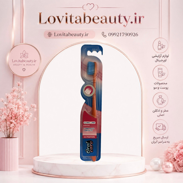 مسواک مناسب دندانهای کامپوزیت و لمینیت اورال کر کد 910 (oral care)