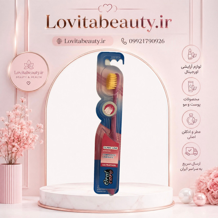 مسواک مناسب دندانهای کامپوزیت و لمینیت اورال کر کد 910 (oral care)
