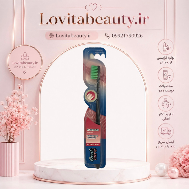 مسواک مناسب دندانهای کامپوزیت و لمینیت اورال کر کد 910 (oral care)
