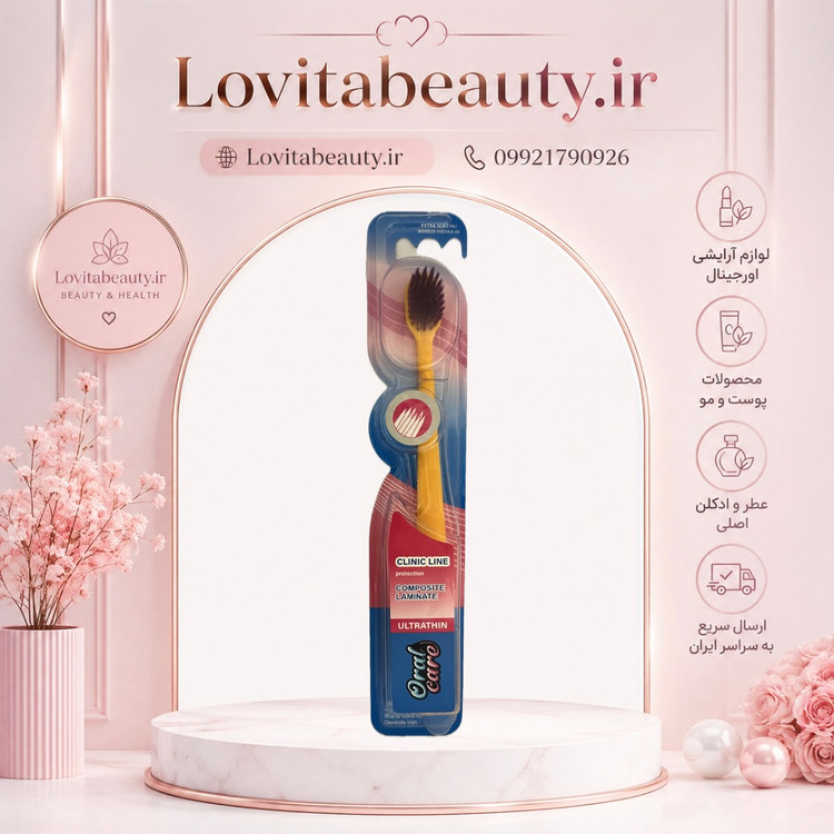 مسواک مناسب دندانهای کامپوزیت و لمینیت اورال کر کد 910 (oral care)