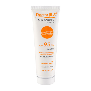 کرم ضد آفتاب بی رنگ دکتر ژیلا با SPF95 مناسب انواع پوست حجم 50 میلی لیتر