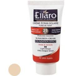 کرم ضد آفتاب رنگی الارو با SPF25 مناسب انواع پوست حجم 40 میلی لیتر/ بژ روشن
