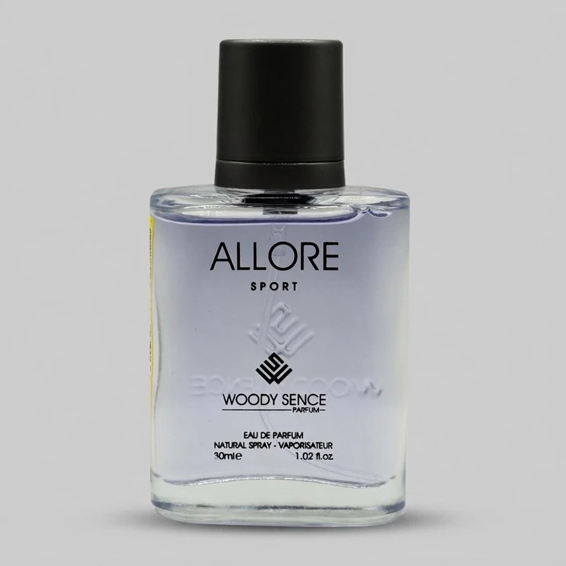 عطر جیبی مردانه وودی سنس مدل الور اسپرت بلو حجم 30 میلی‌لیتر با رایحه شیرین، خنک و چوبی، مناسب بهار و تابستان، با نت‌های مرکبات، گل و چوب صندل